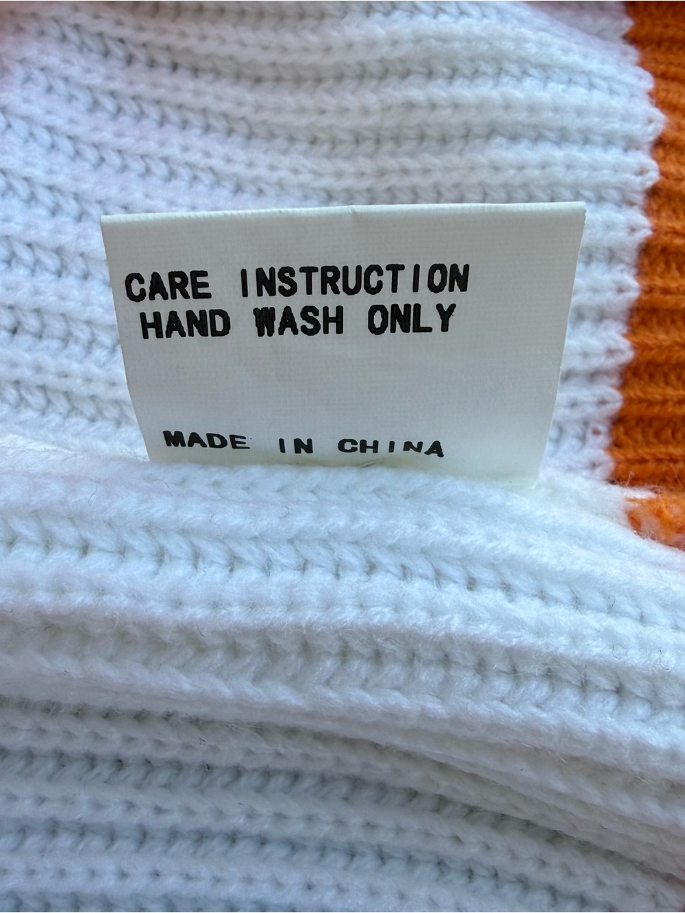 NEW Whataburger QUEEN OF SPARKLES Orange & White Rib-Knit Sweater Vest Size S - Picture 6 of 9